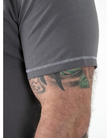 JASPER-D555 Official Gas Monkey Printed Crew Neck T-Shirt
