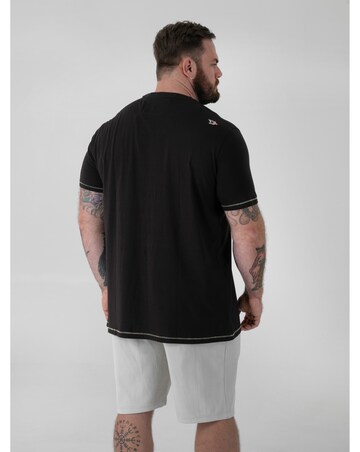 MACFARLAN-D555 Gorilla Playing Guitar Printed Crew Neck T-shirt