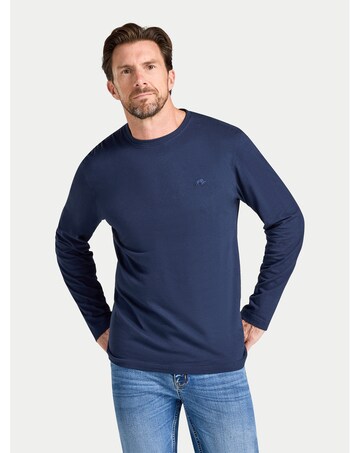 Raging Bull Classic L/S Organic T-Shirt Navy