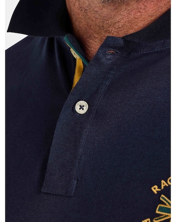 Raging Bull S/S Rugby Club Jersey Polo Navy