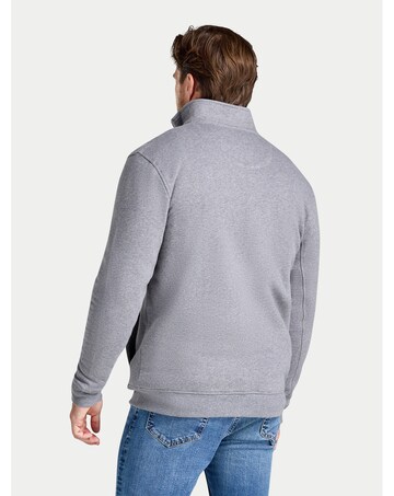Raging Bull Zip Through Bully Sweat Grey Marl