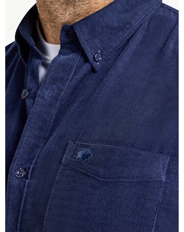 Raging Bull L/S Corduroy Shirt Navy