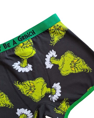 Mens 2pk The Grinch Boxer Shorts