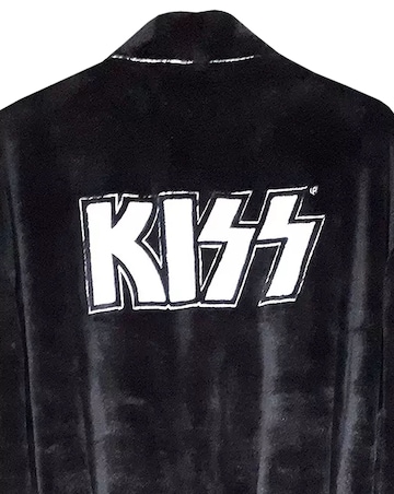 Mens Kiss Fleece Dressing Gown