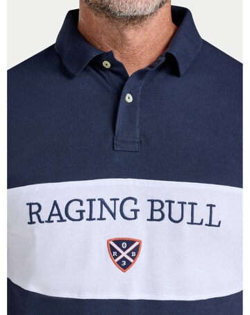 Raging Bull Cut & Sew Panel Pique Polo Burnt Orange