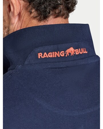 Raging Bull Cut & Sew Panel Pique Polo Burnt Orange