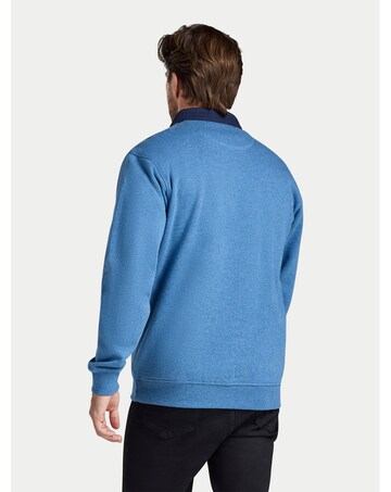 Raging Bull Rugby Collar Sweat Denim Blue