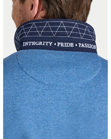 Raging Bull Rugby Collar Sweat Denim Blue