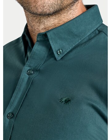 Raging Bull L/S Classic Oxford Shirt Forest