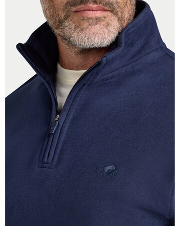Raging Bull Classic Jersey Quarter Zip Sweat Navy