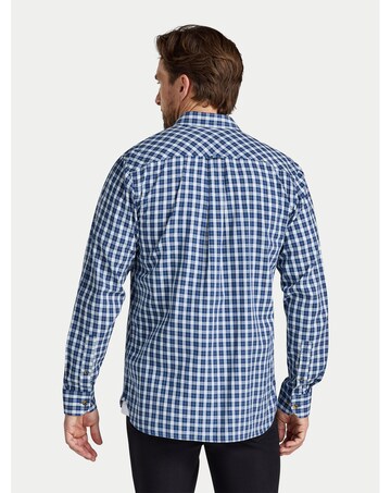 Raging Bull L/S Mod Check Shirt Navy