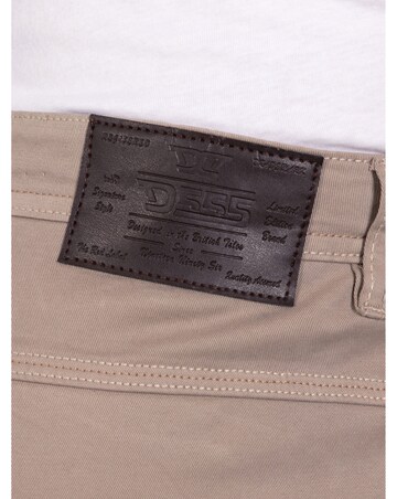 D555 Kelvin 1-Stone Tapered Fit Five Pocket Stretch Chino With Peach Finish