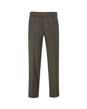 Skopes Heller Brown Check Suit Trousers