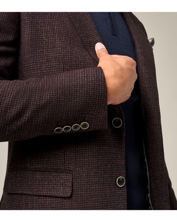 Skopes Dawlish Wine Puppytooth Suit Jacket