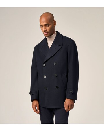 Skopes Reeves Navy Double Breasted Peacoat