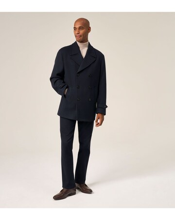Skopes Reeves Navy Double Breasted Peacoat