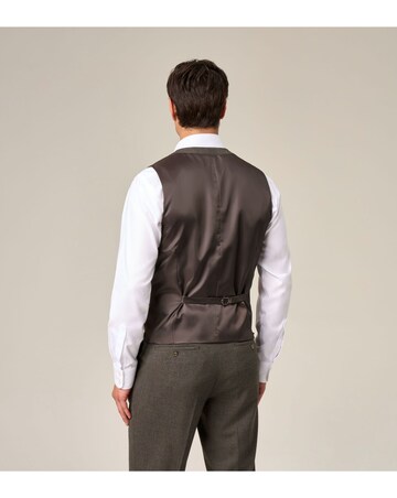 Skopes Heller Brown Check Suit Waistcoat