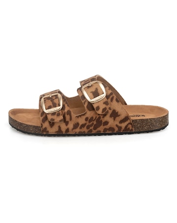 totes Ladies Double Buckle Slider