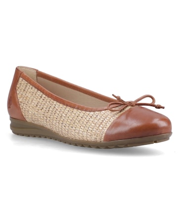 Hush Puppies Laurie Toe Cap Ballerina