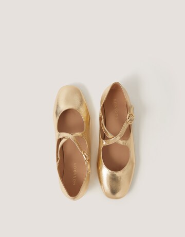 Monsoon Dana Metallic Ballet Flats