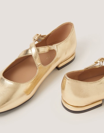 Monsoon Dana Metallic Ballet Flats