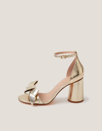 Monsoon Emer Bow Metallic Heels