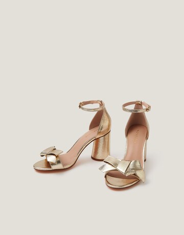 Monsoon Emer Bow Metallic Heels