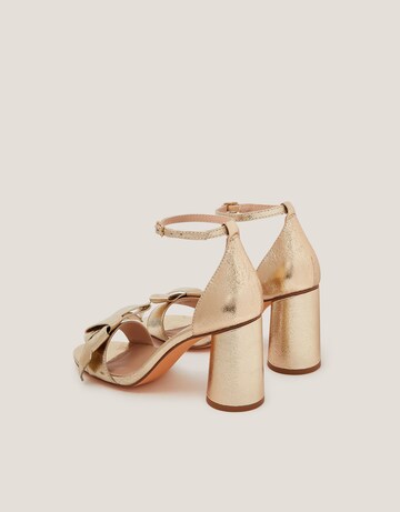 Monsoon Emer Bow Metallic Heels
