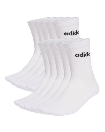adidas Linear Crew 10 Pack Socks