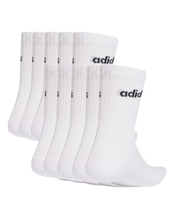 adidas Linear Crew 10 Pack Socks