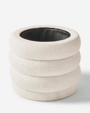 Esme Round Teddy Storage Ottoman
