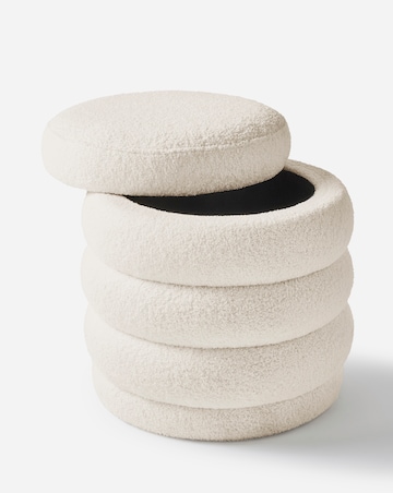 Esme Round Teddy Storage Ottoman