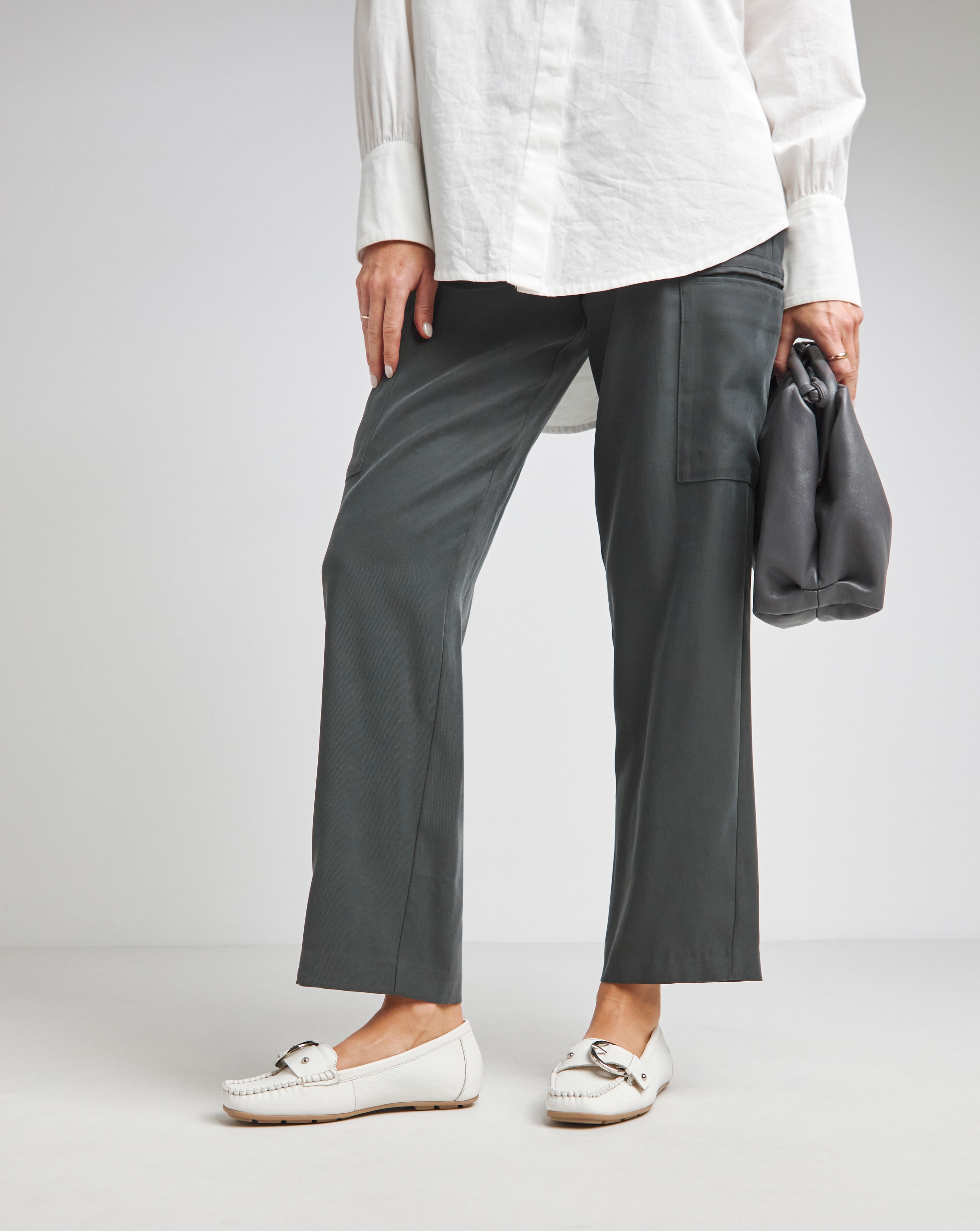 Leather Driving Moccasin Wide