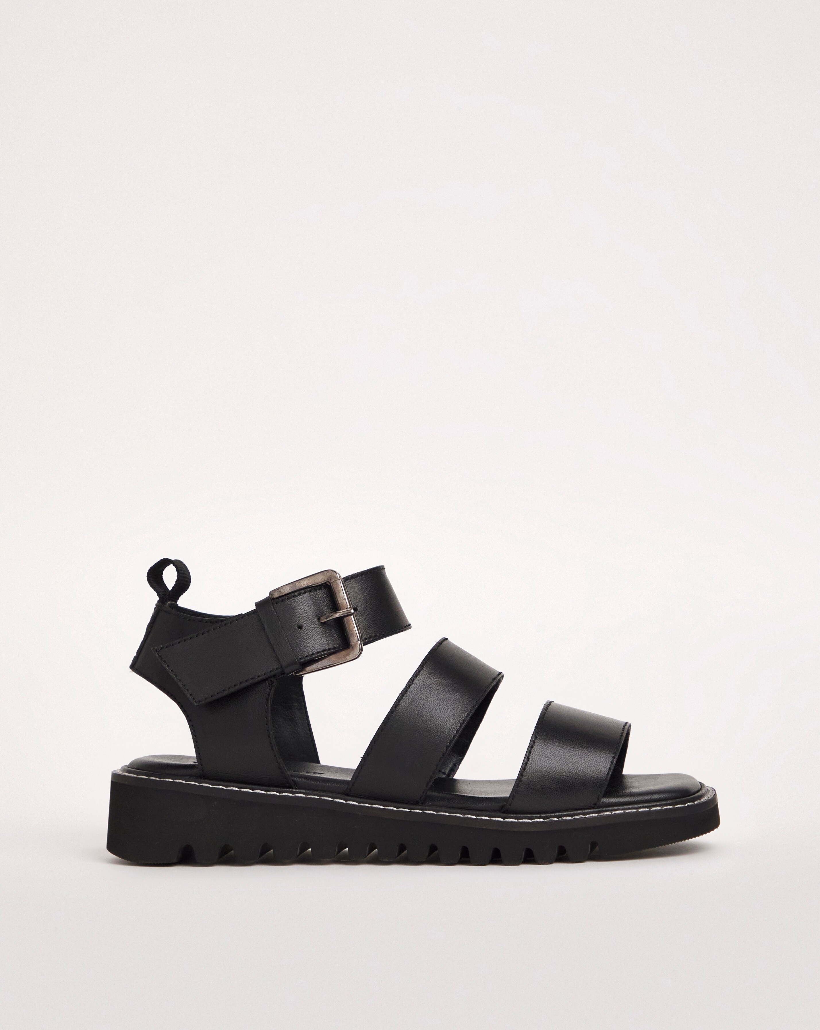 Leather Chunky Sandals EEE Fit