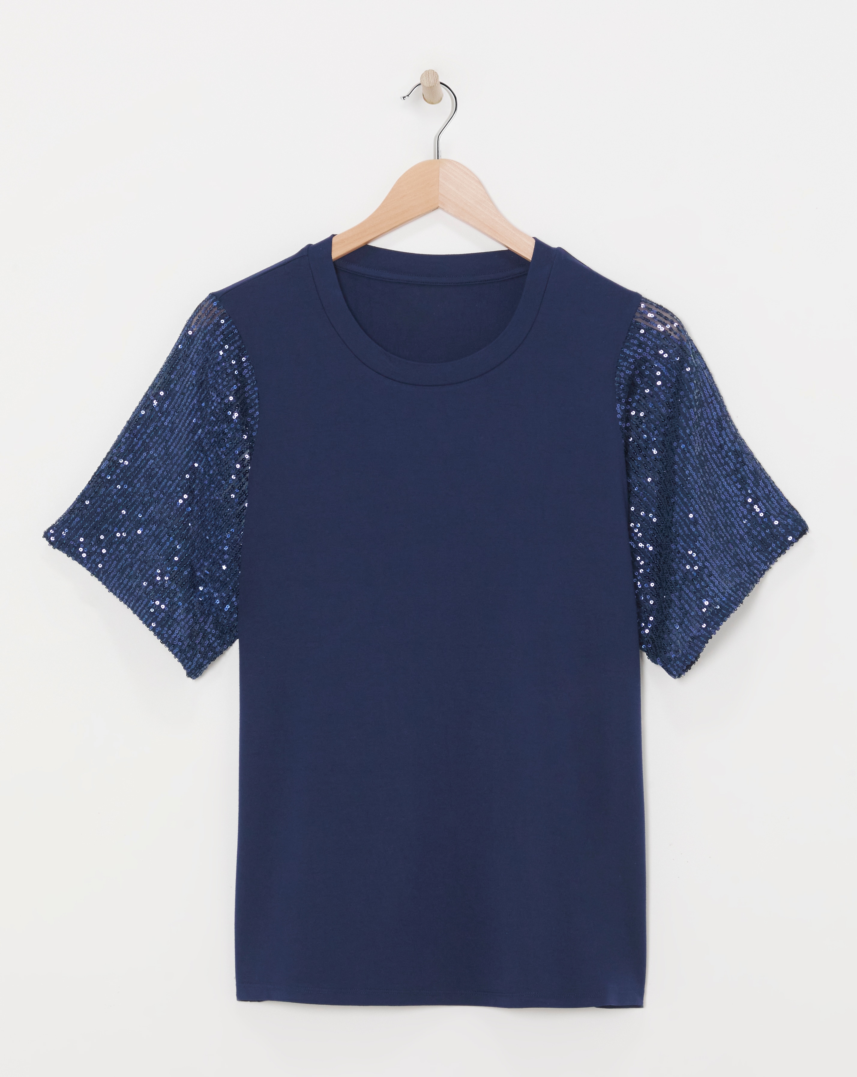 Julipa Sequin Sleeve T-Shirt