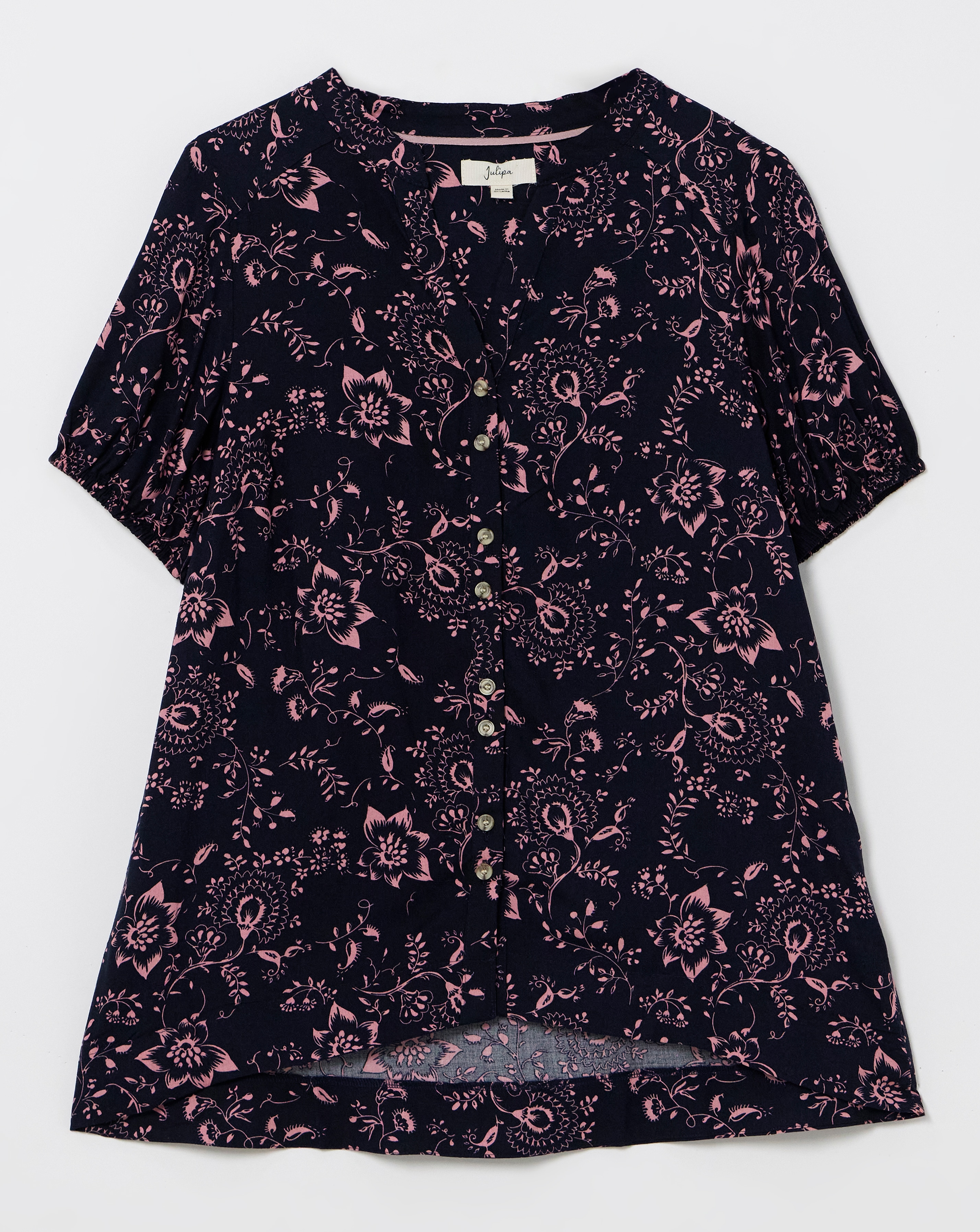 Julipa Button Down Printed Top