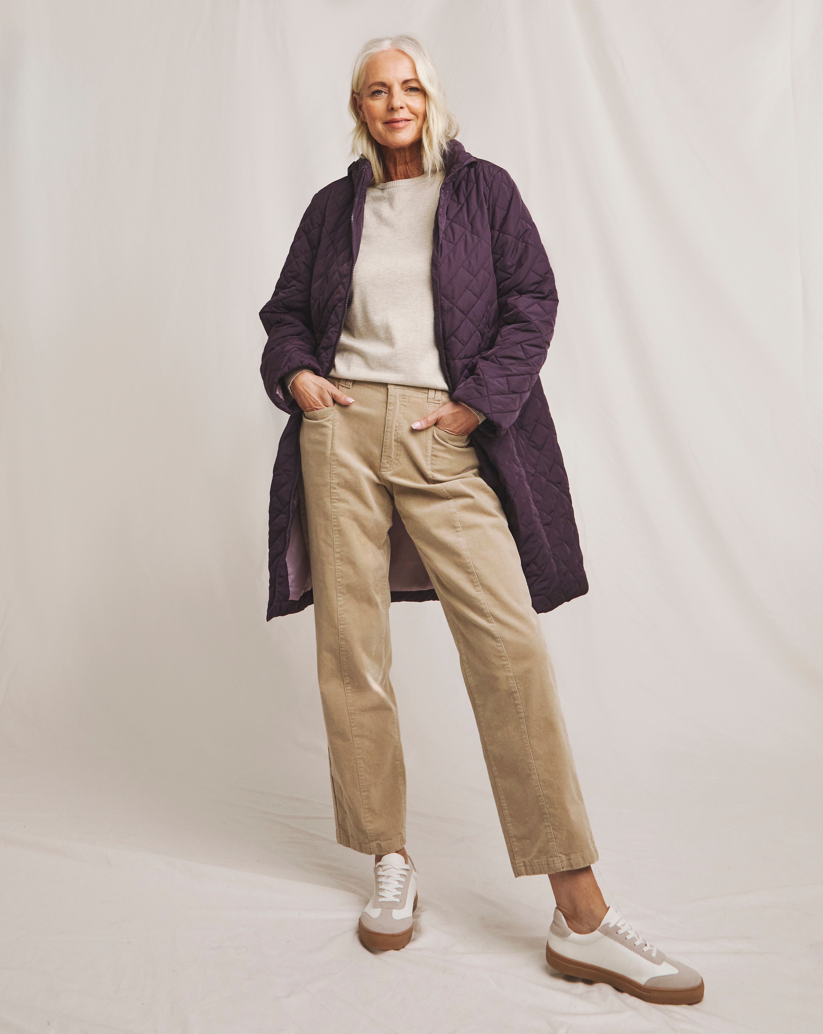 Julipa Quilted Longline Coat