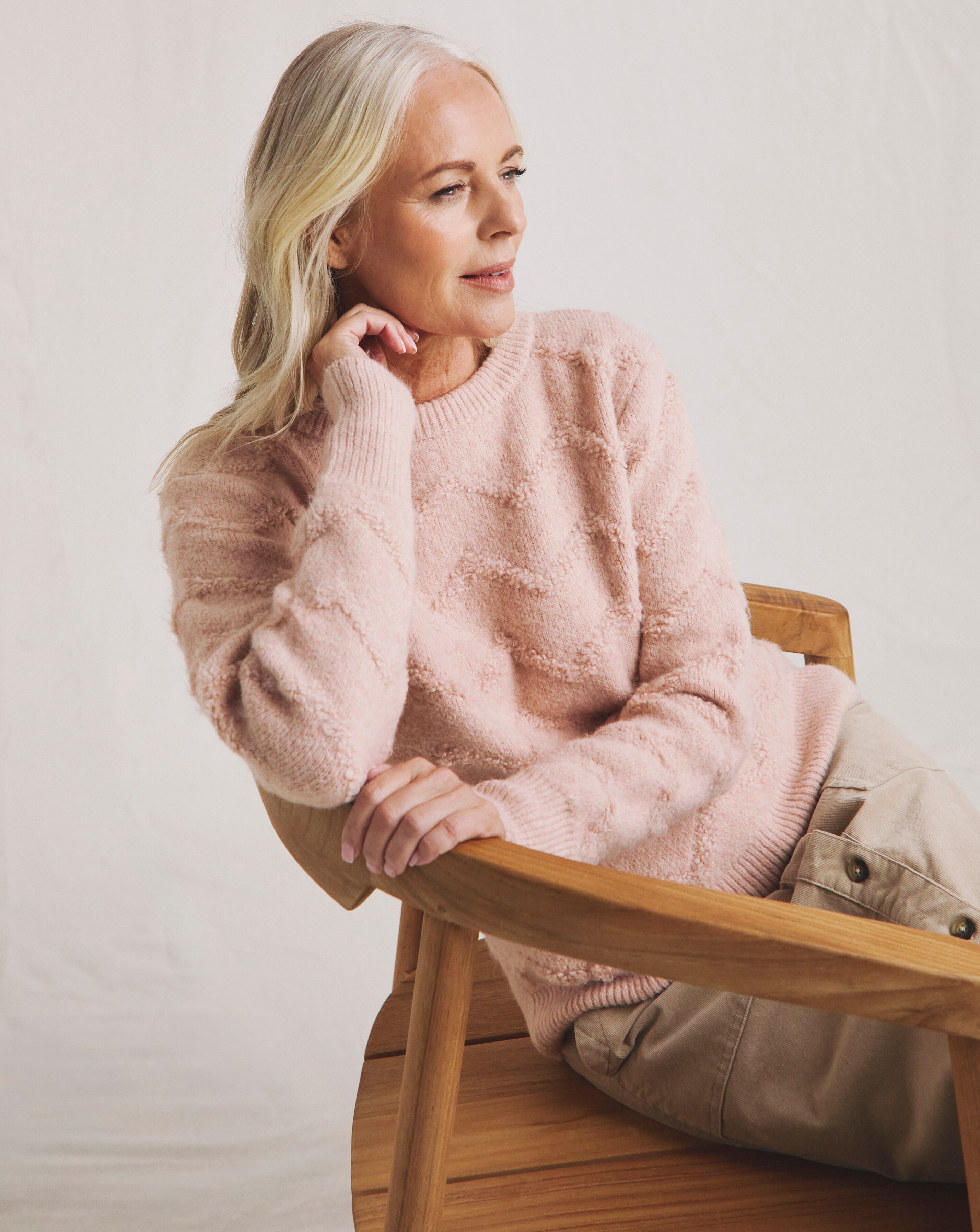 Julipa Blush Zig Zag Jumper