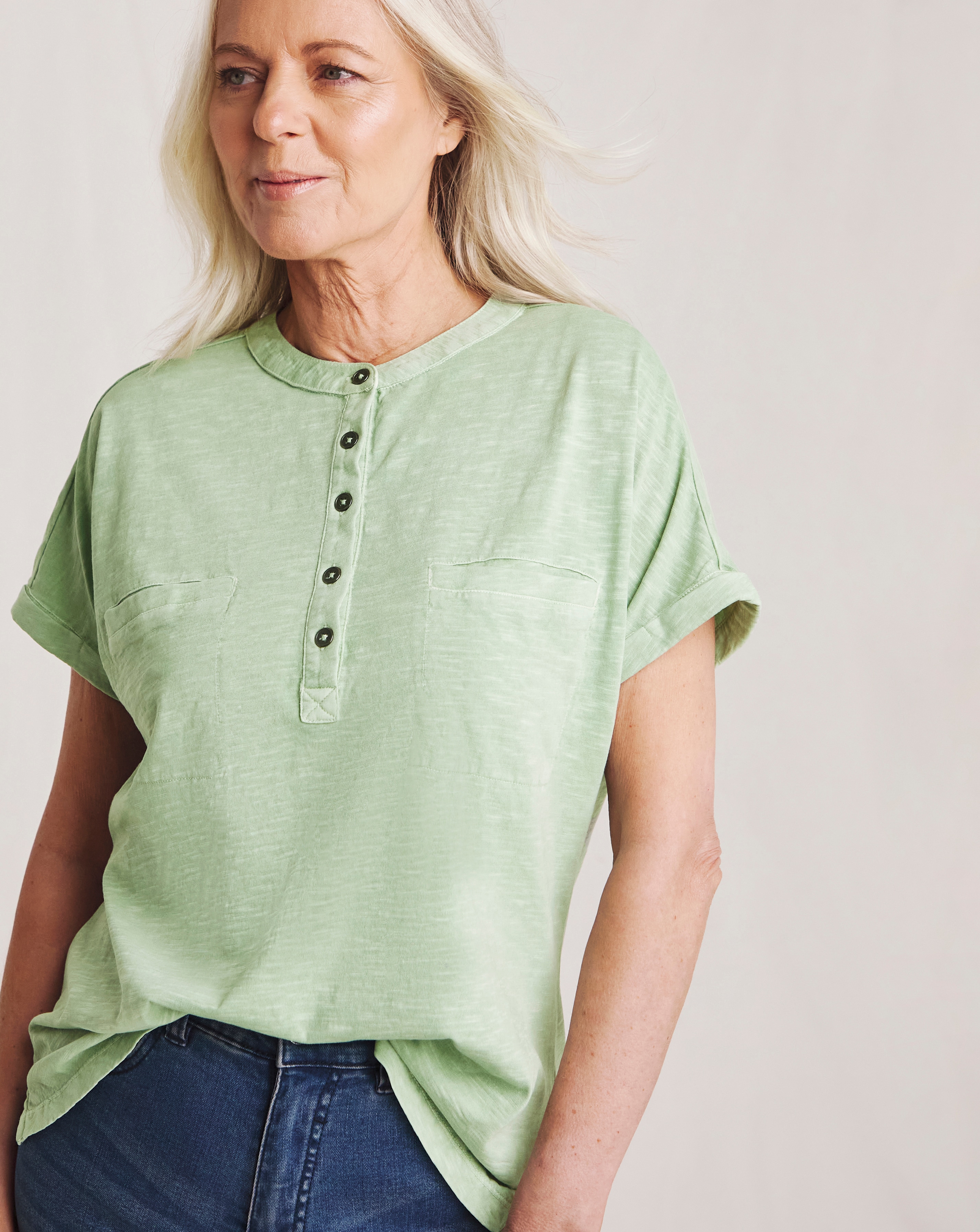 Julipa Pure Cotton Pocket T-Shirt