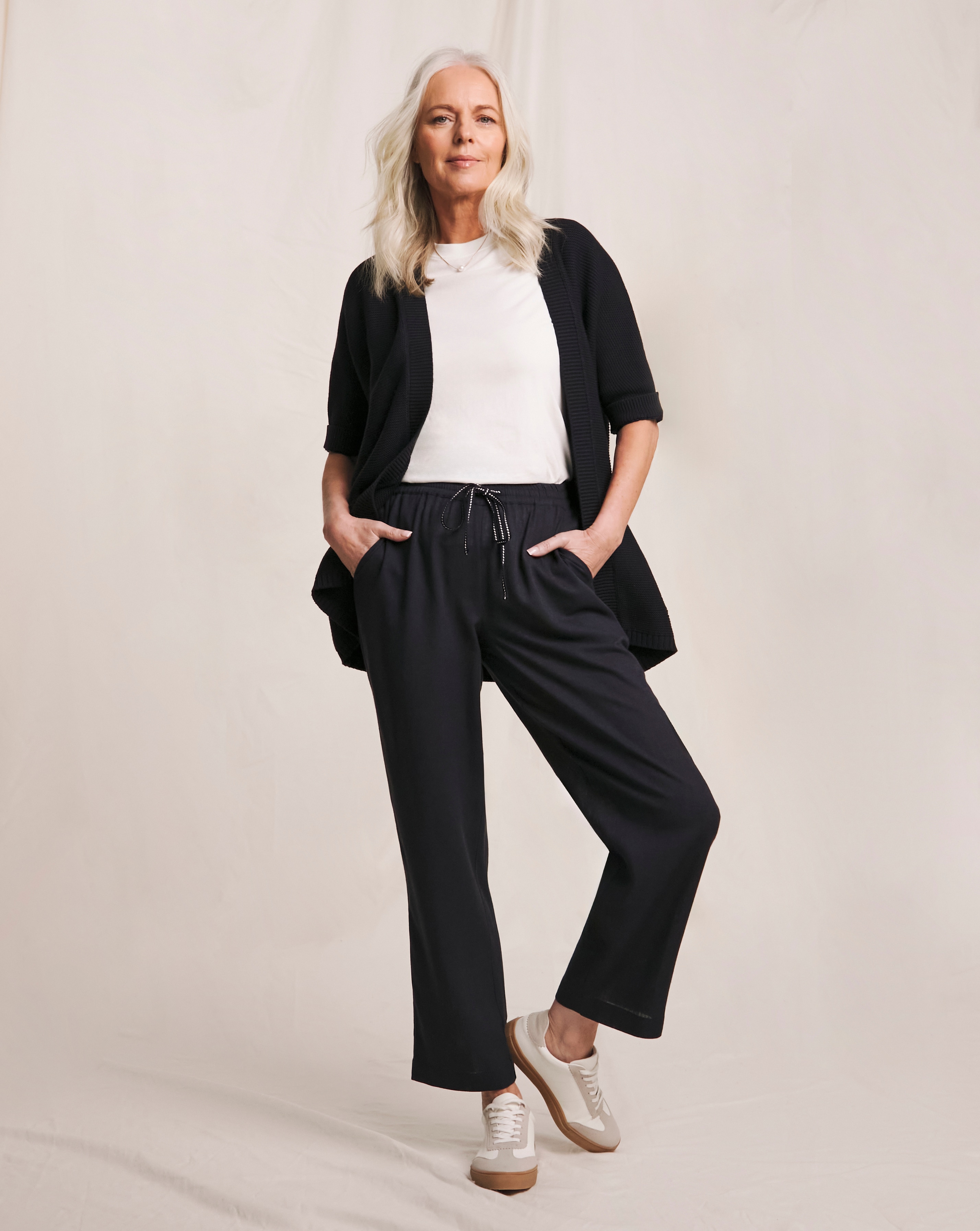 Julipa Tapered Linen Mix Trousers