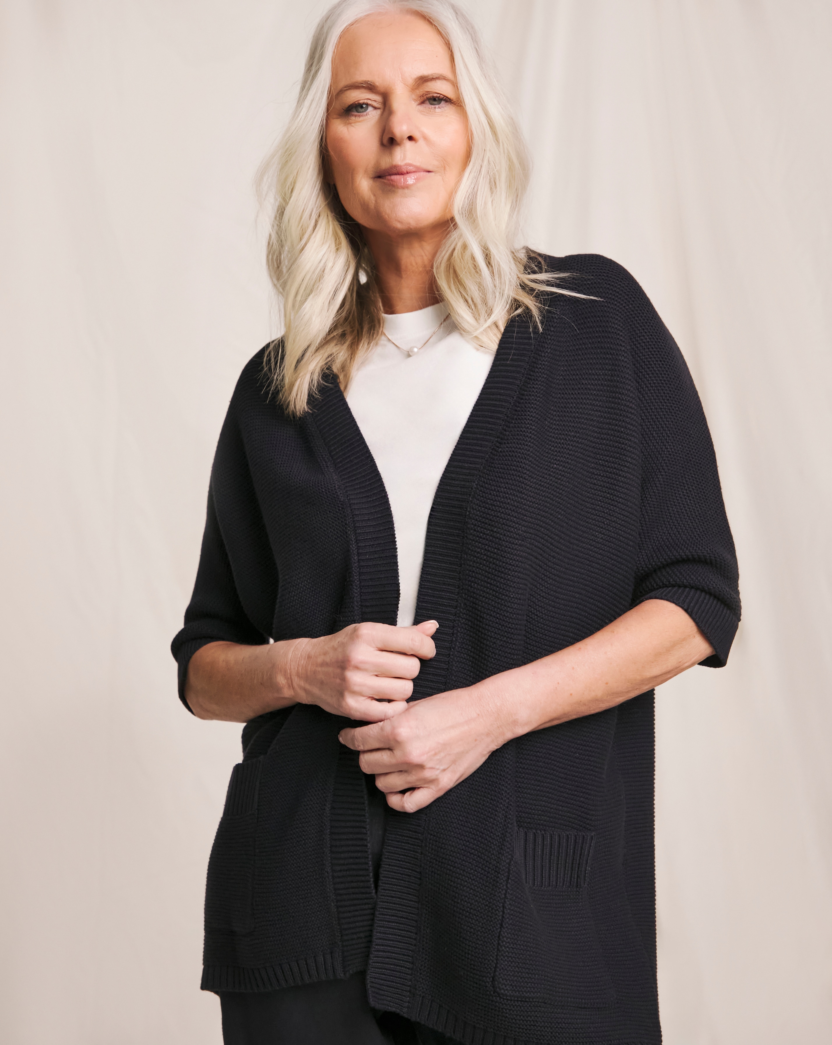 Julipa Short Sleeve Pure Cotton Cardigan