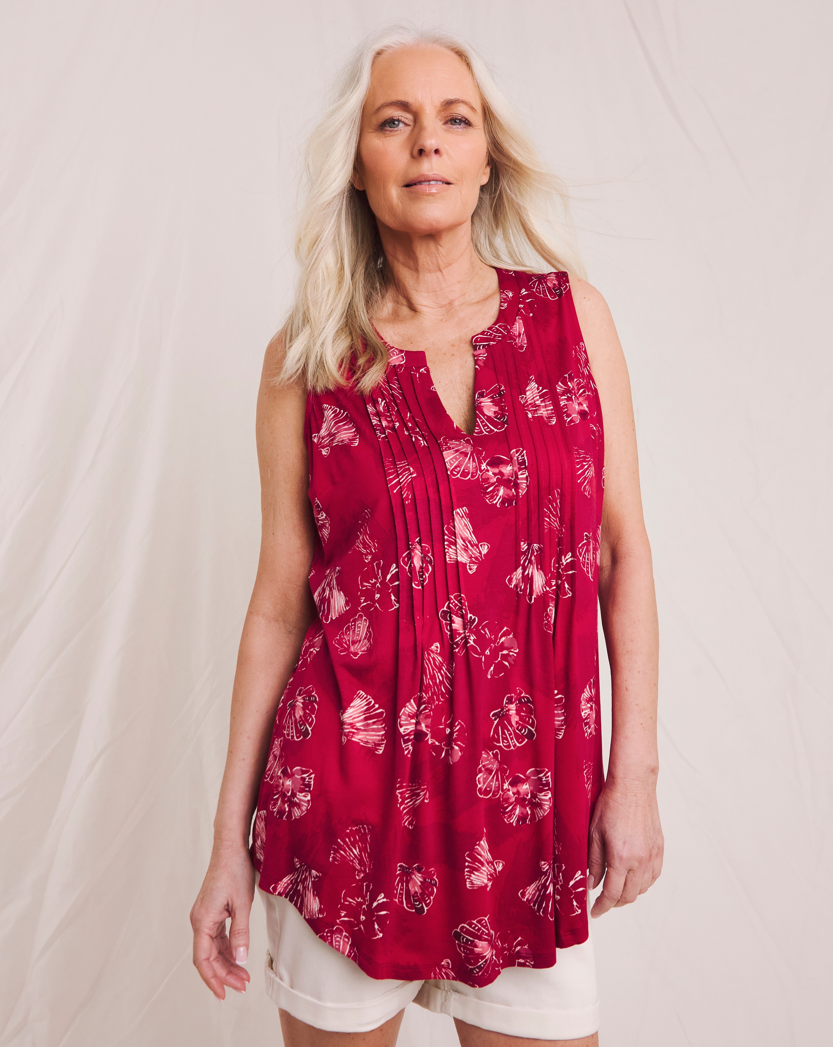 Julipa Jersey Pintuck Top