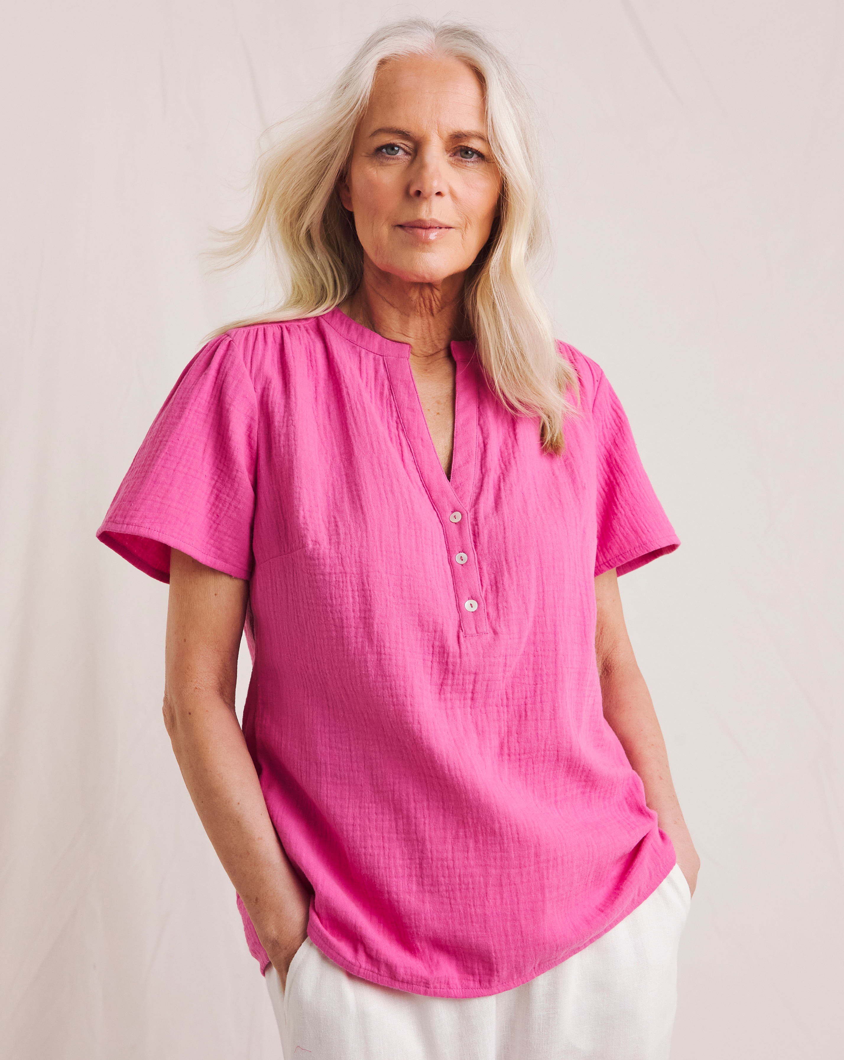 Julipa Pure Cotton Textured Top