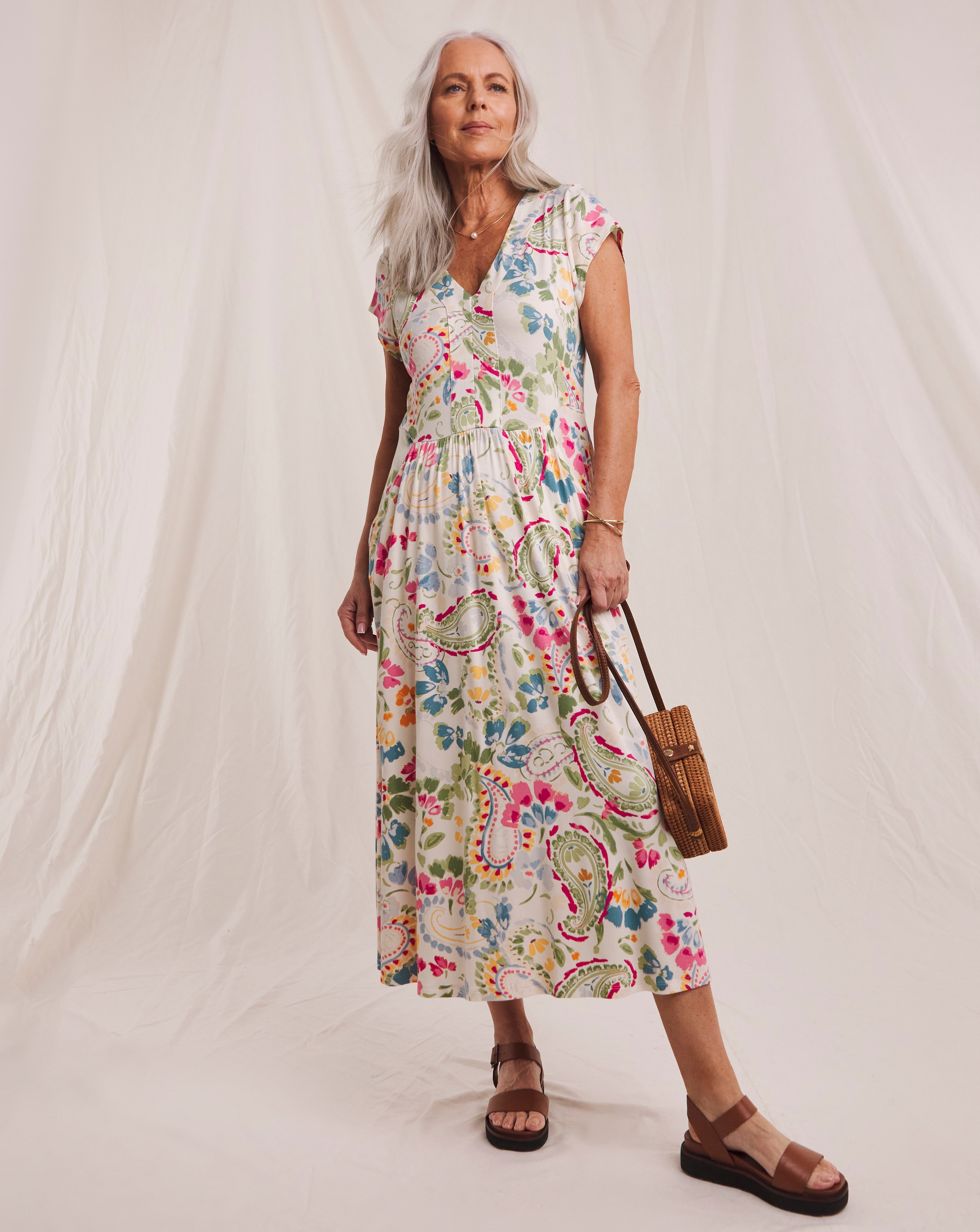 Julipa Jersey Printed Midi Dress