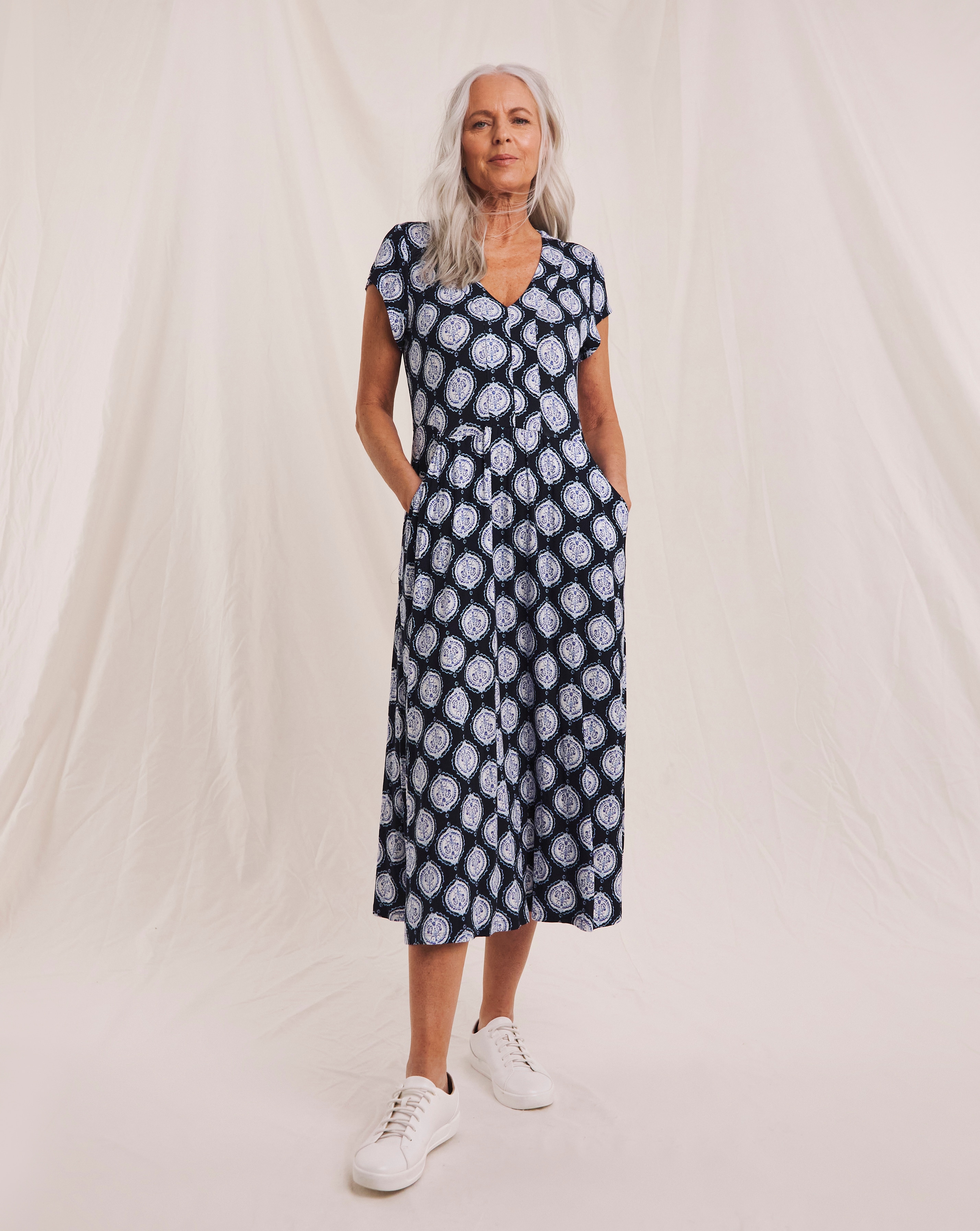 Julipa Jersey Printed Midi Dress