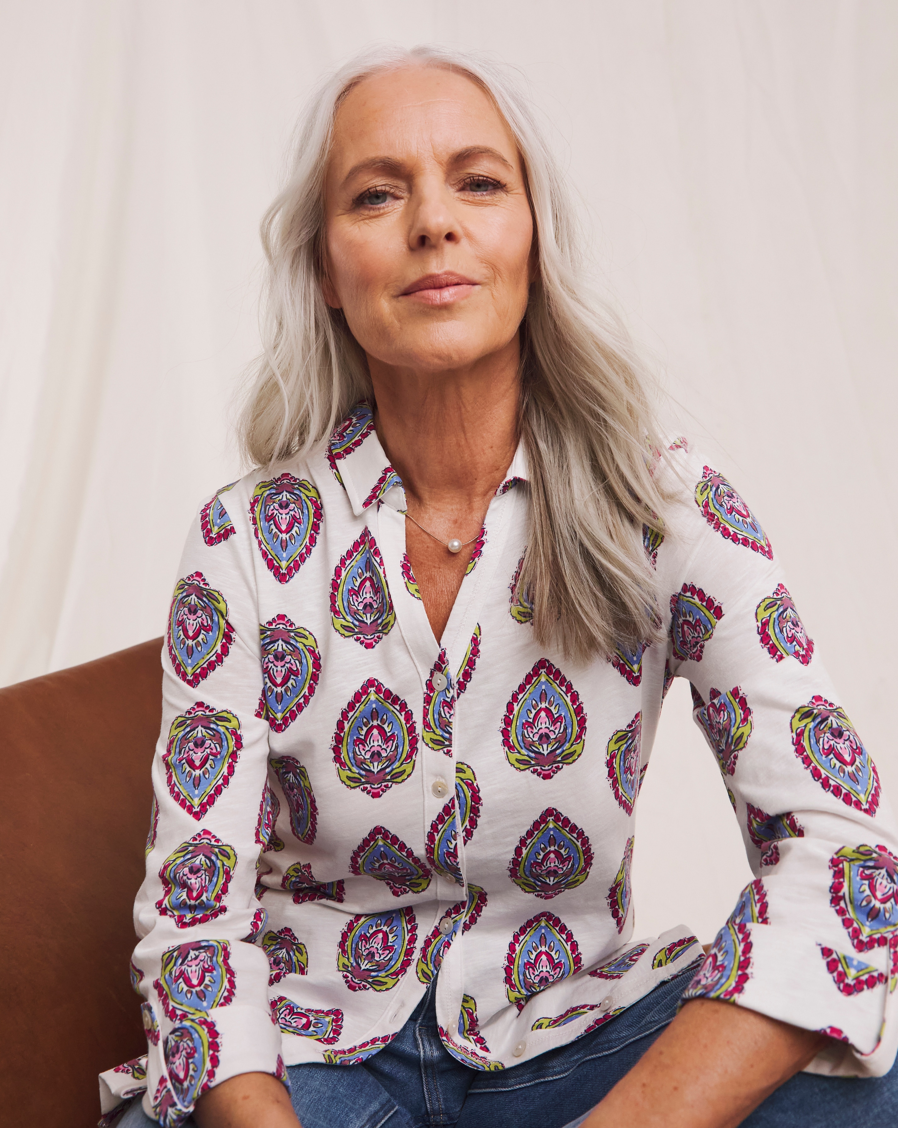 Julipa Pure Cotton Printed Jersey Shirt