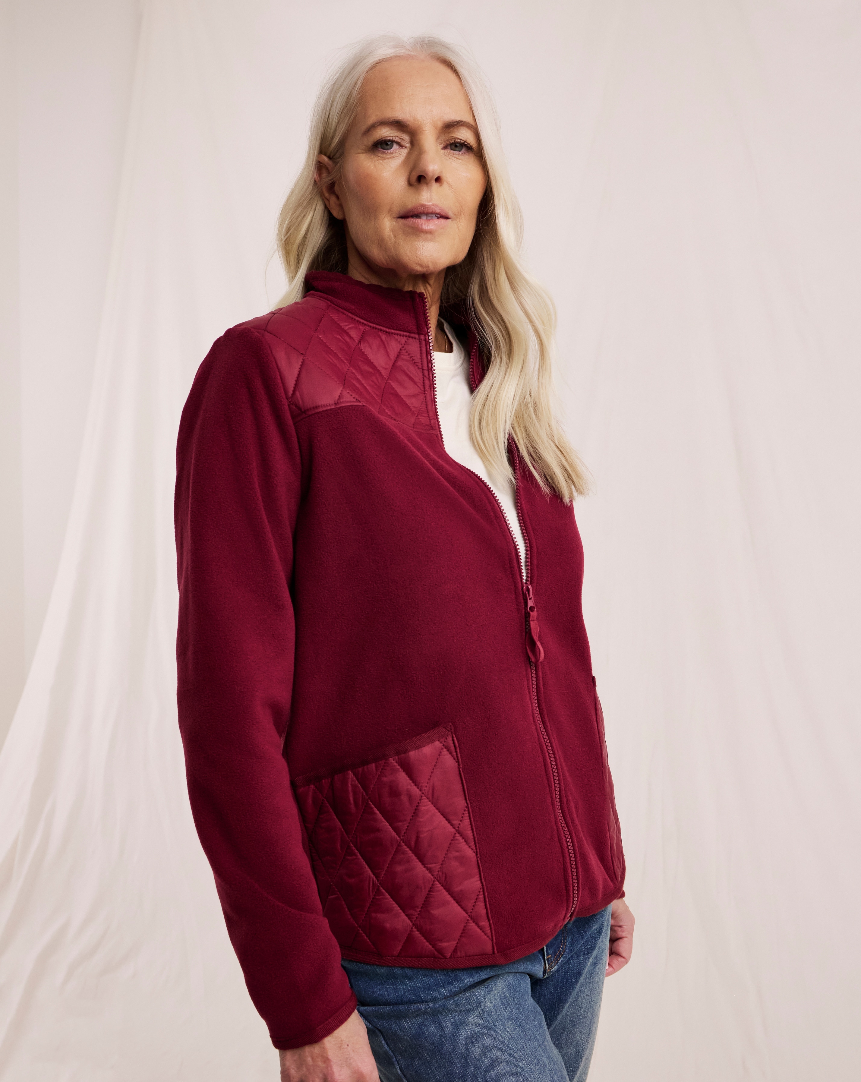 New In - Julipa Zip Up Quilted Fleece