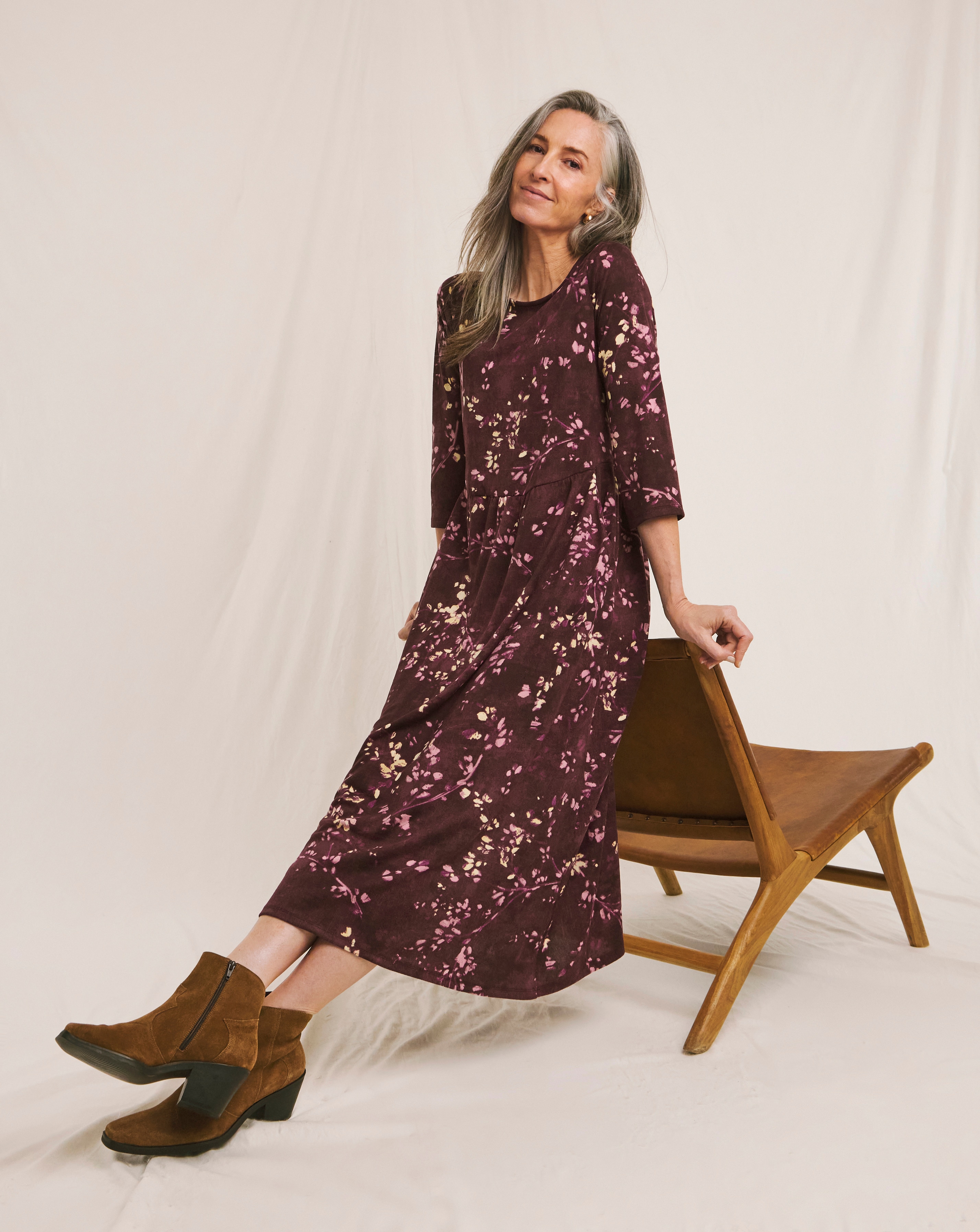 Julipa Cosy Touch Jersey Midi Dress