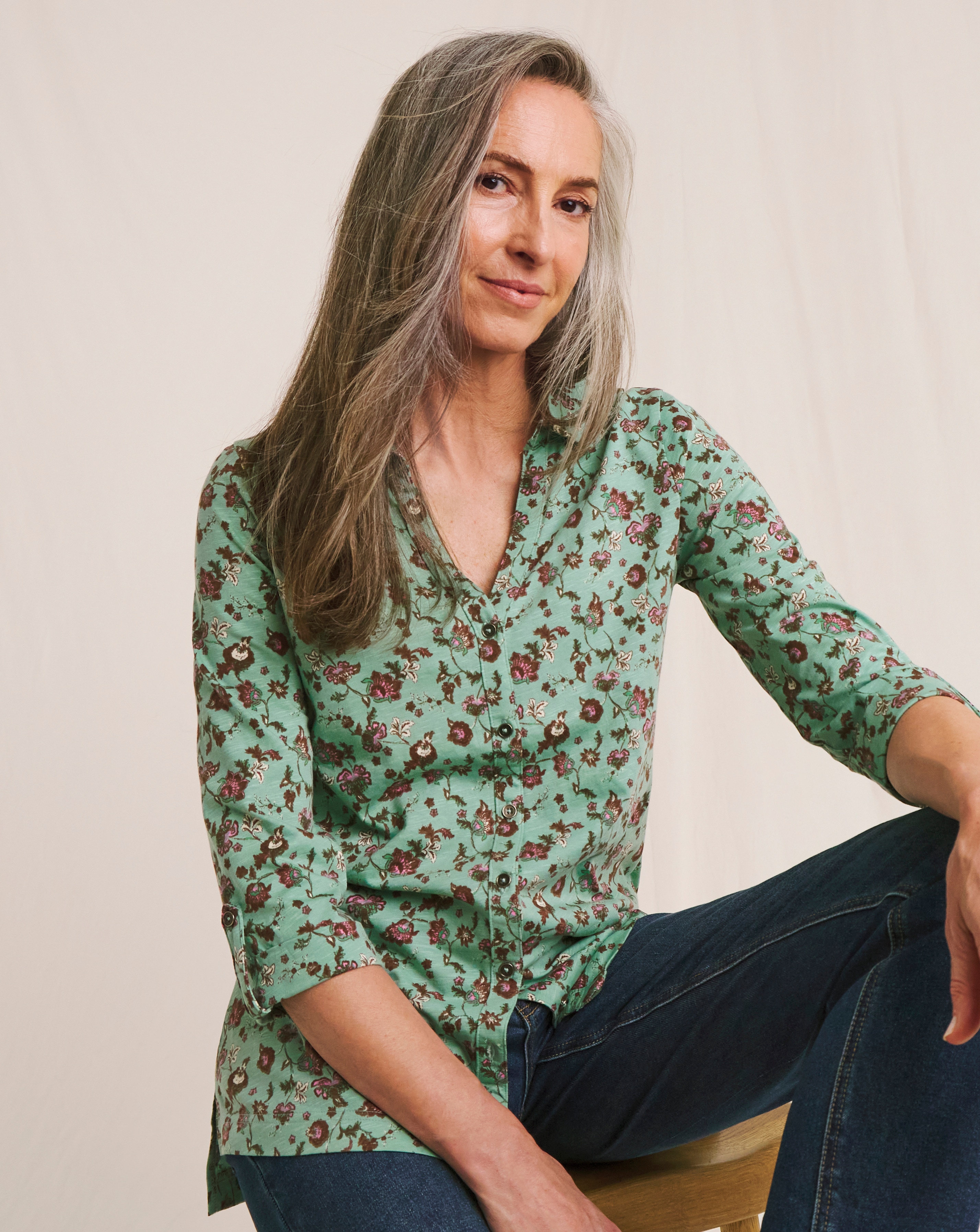 Julipa Longline Pure Cotton Shirt