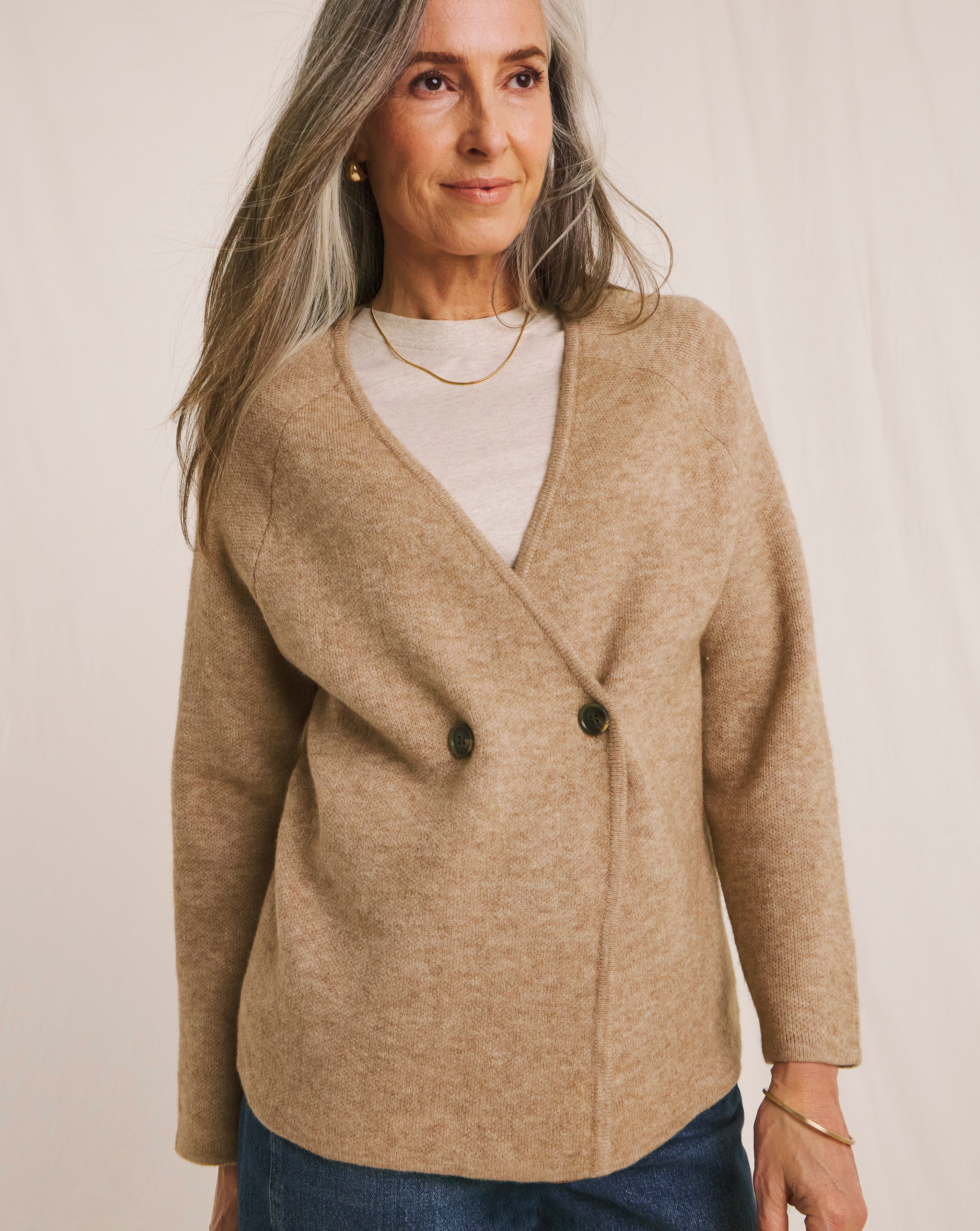 Julipa Double Breasted Knitted Jacket